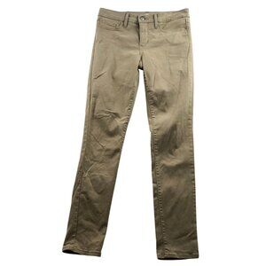 Levis Womens 311 Shaping Skinny Jeans Size 29 Khaki Tan Ankle Casual Stretch